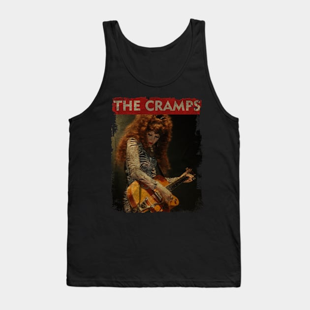 TEXTURE ART- The Cramps 1982 - RETRO STYLE 5 Tank Top by ZiziVintage